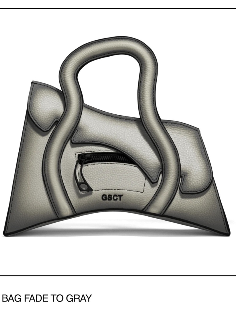 Global Supply Chain Telephone Fade to Gray Bag